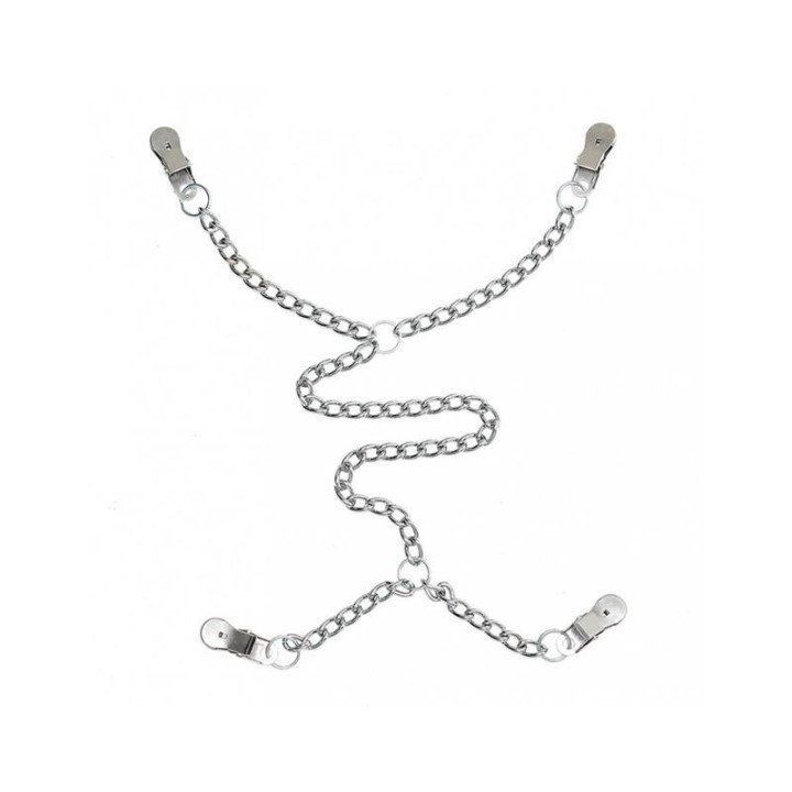 Nippelklemmen mit Schamlippenklemmen von Bondage Play | Fesselliebe.de