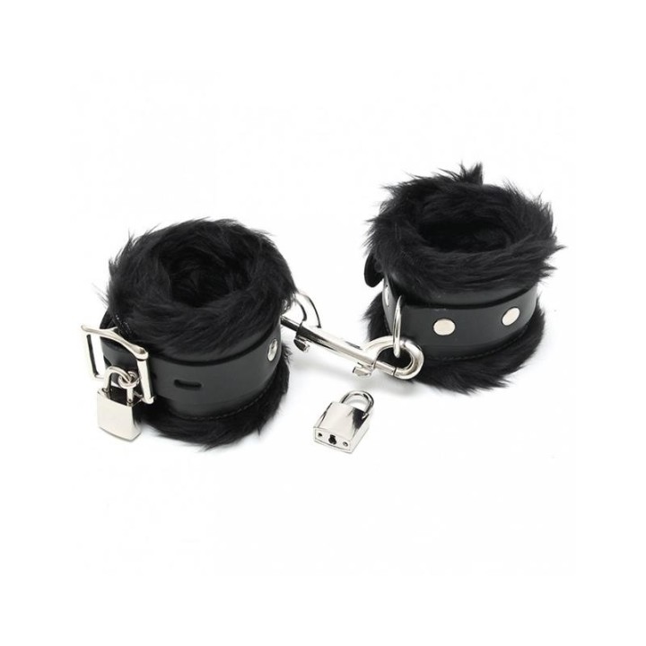 Handschellen Lux 7 cm mit Vorhängeschlössern von Bondage Play | Fesselliebe.de