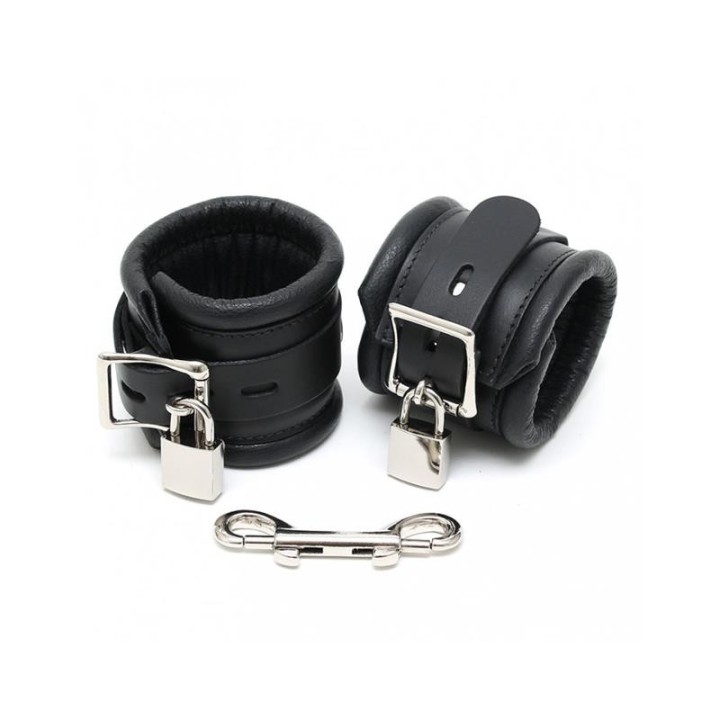 Handschellen Lux 7 cm mit Vorhängeschlössern von Bondage Play | Fesselliebe.de