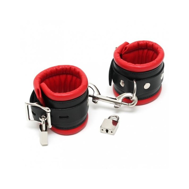 Handschellen Lux 7 cm mit Vorhängeschlössern von Bondage Play | Fesselliebe.de