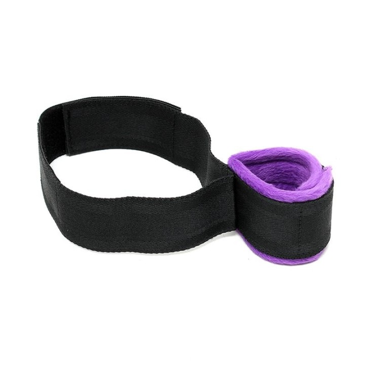 Handgelenk- bis Oberschenkelmanschetten-Set Verstellbar Lila von Bondage Play | Fesselliebe.de