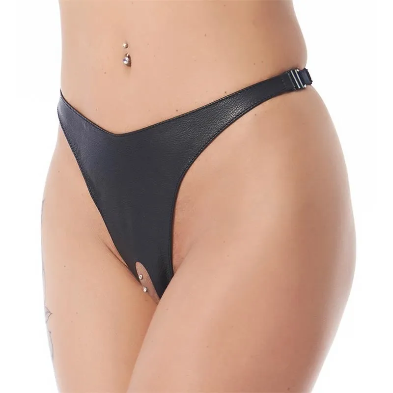 Offener Slip, Schwarz, Einheitsgrösse von Bondage Play | Fesselliebe.de
