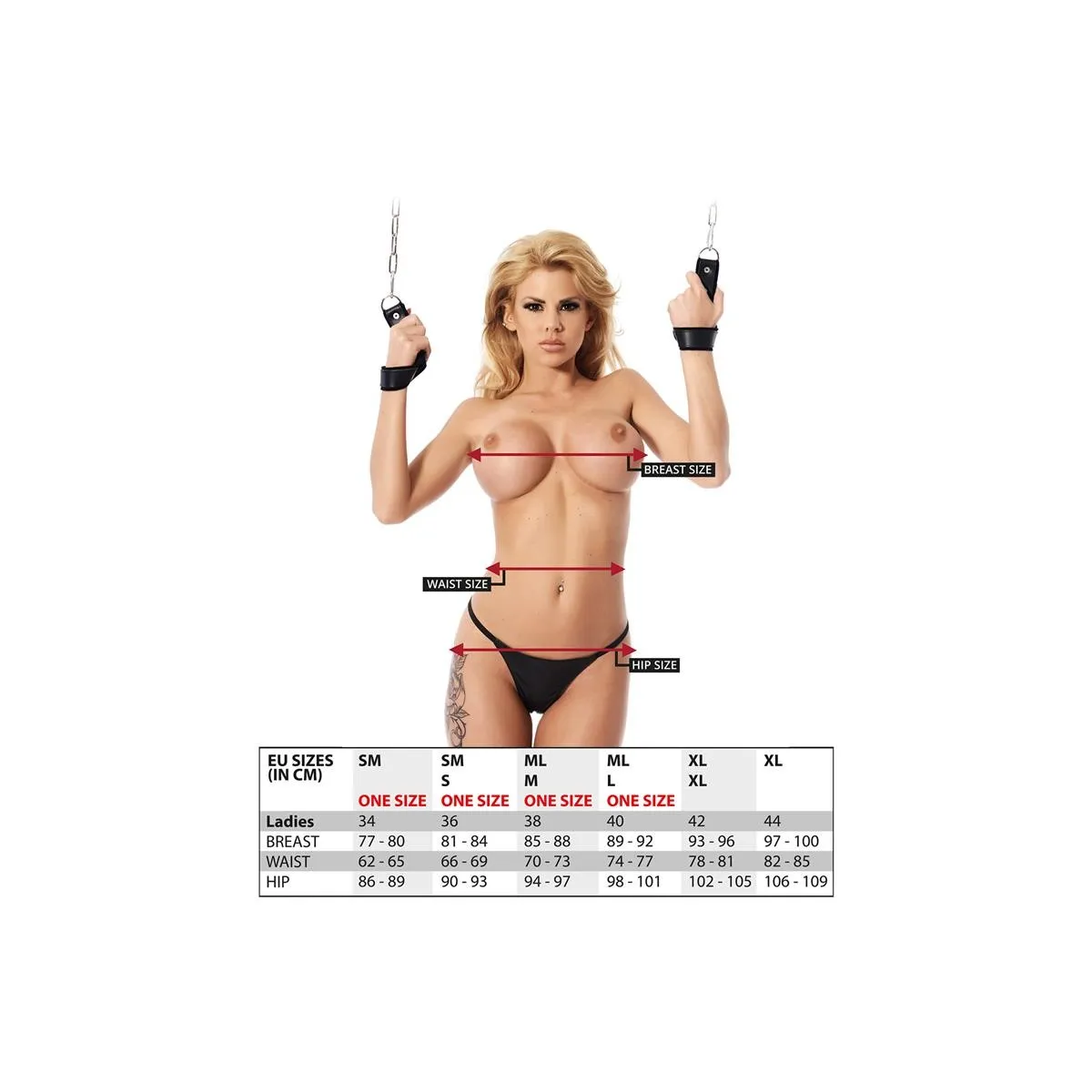 Ledergeschirr mit Höschen von Bondage Play | Fesselliebe.de