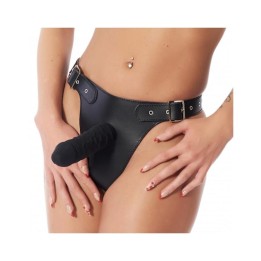 Umschnalldildo-Harness Verstellbar mit Dildo 17 cm von Bondage Play | Fesselliebe.de
