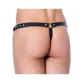 Leder-G-String Verstellbar mit Öffnung von Bondage Play