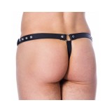 Leder-G-String Verstellbar mit Nieten von Bondage Play | Fesselliebe.de