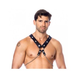 Lederharnisch mit Ketten von Bondage Play | Fesselliebe.de