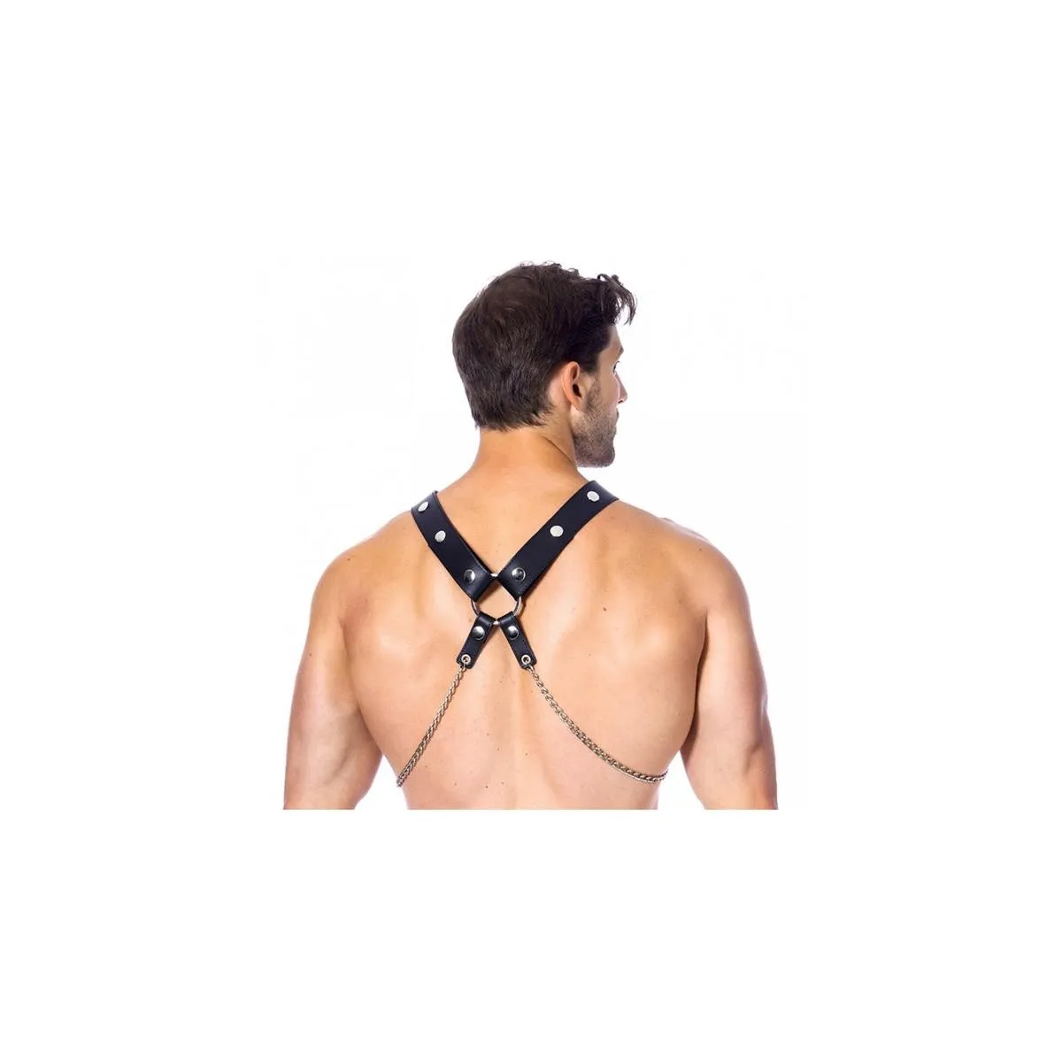 Lederharnisch mit Ketten von Bondage Play | Fesselliebe.de