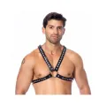 Verstellbarer Leder-Kreisharnisch von Bondage Play