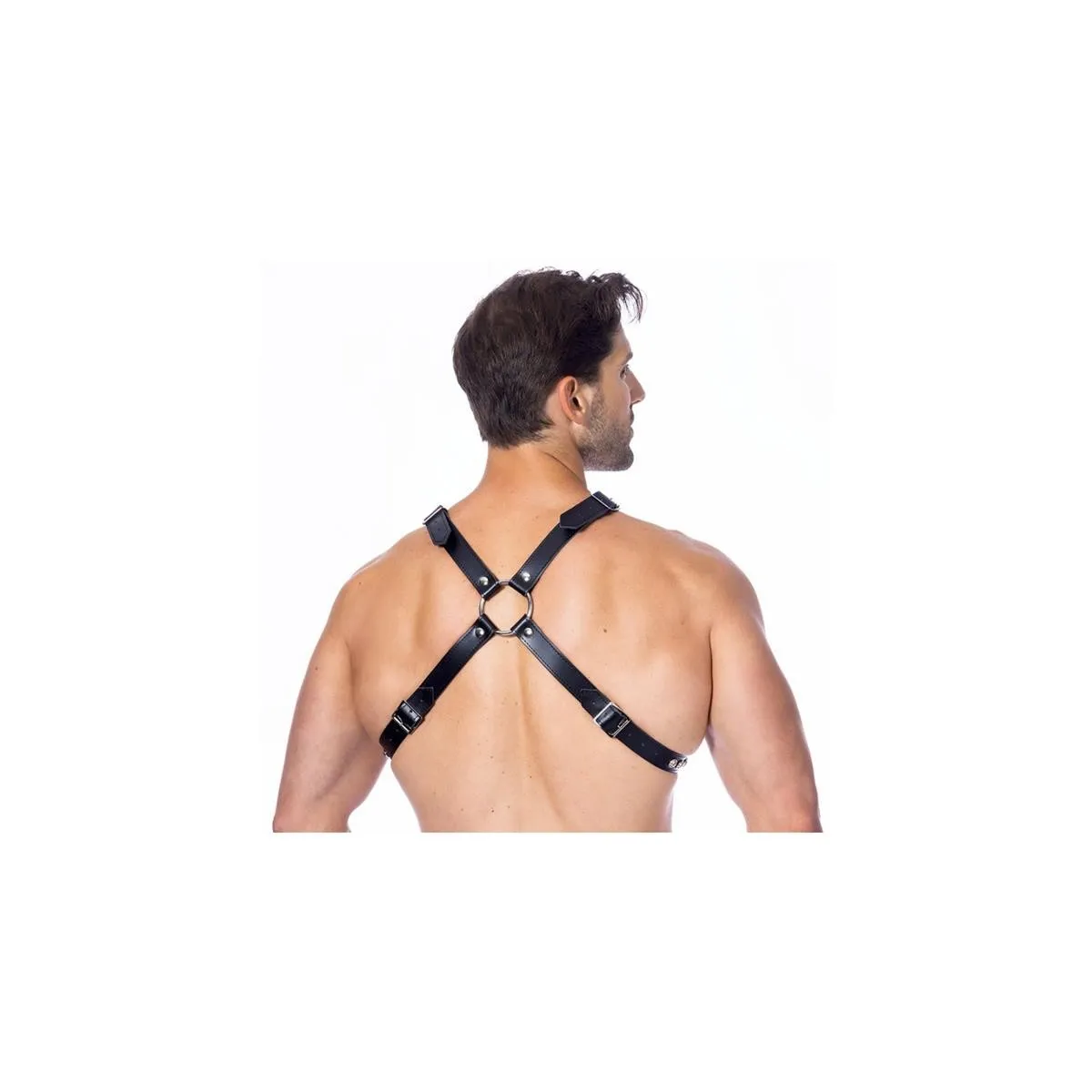 Verstellbarer Leder-Kreisharnisch von Bondage Play | Fesselliebe.de