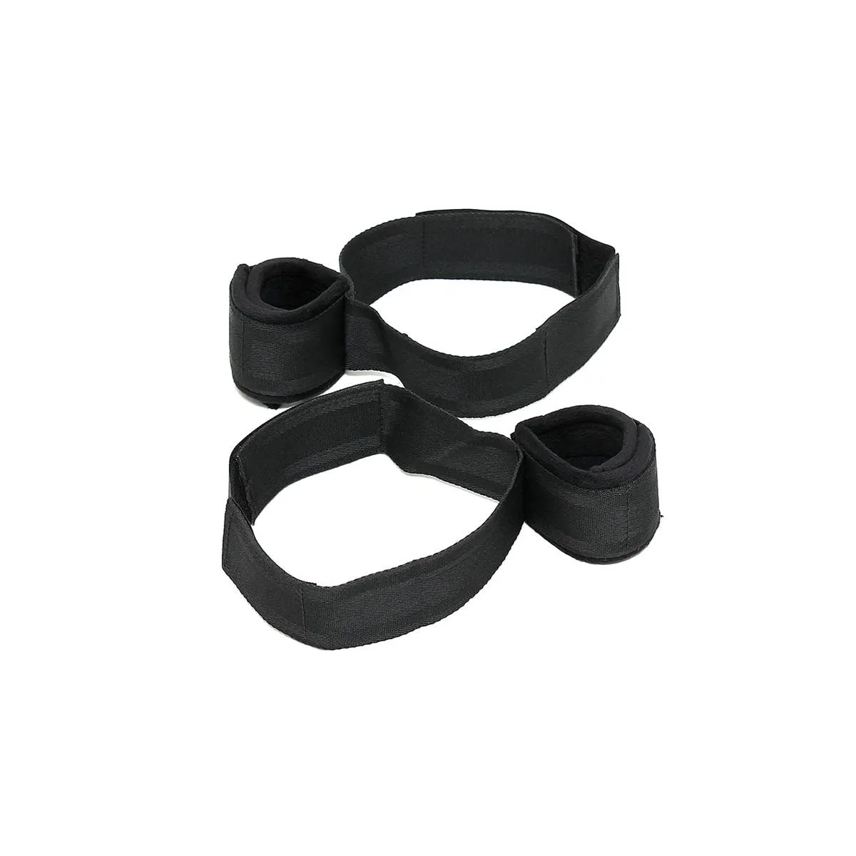 Handgelenk- bis Oberschenkelmanschetten-Set Verstellbar von Bondage Play | Fesselliebe.de