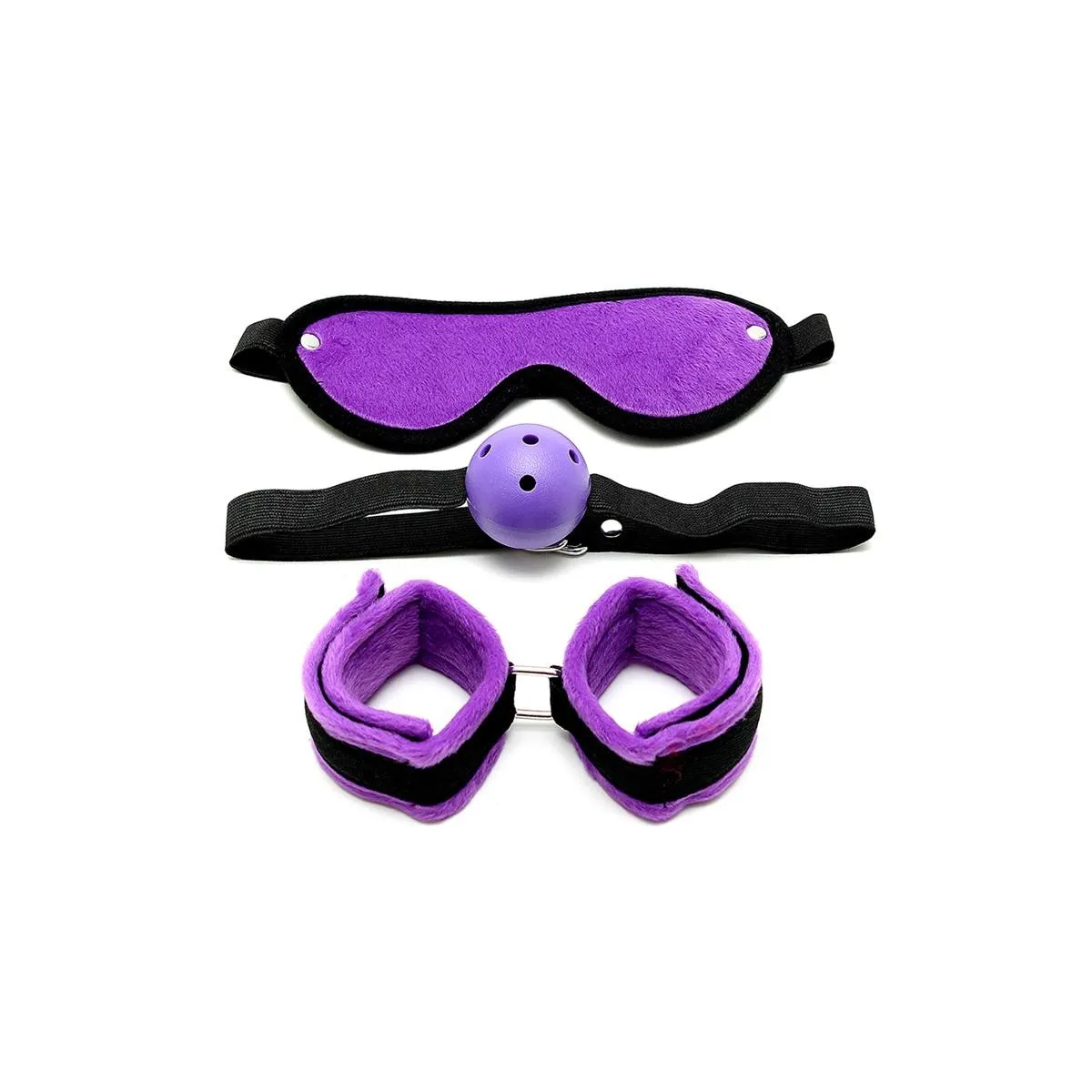 3-Teiliges Bondage-Set Lila von Bondage Play | Fesselliebe.de