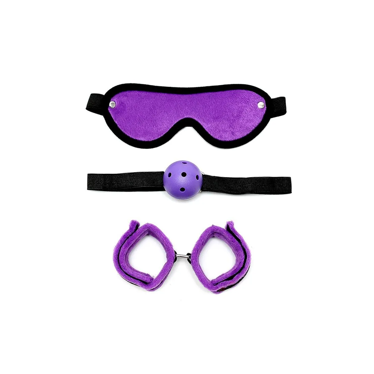 3-Teiliges Bondage-Set Lila von Bondage Play | Fesselliebe.de