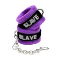 Handschellen und Augenmaske Lila von Bondage Play
