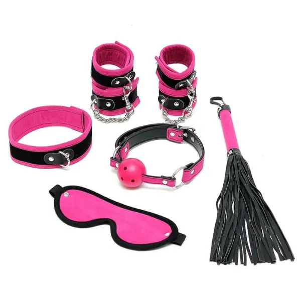 Komplettes Fesselset 6 Pink von Bondage Play | Fesselliebe.de