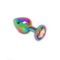 Analplug und Schmuckstück In Regenbogenfarben Plug Rainbow von Bondage Play
