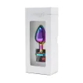 Analplug und Schmuckstück In Regenbogenfarben Plug Rainbow von Bondage Play