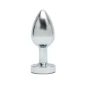 Analplug mit Led-Lichtern Pisa Silber von Bondage Play