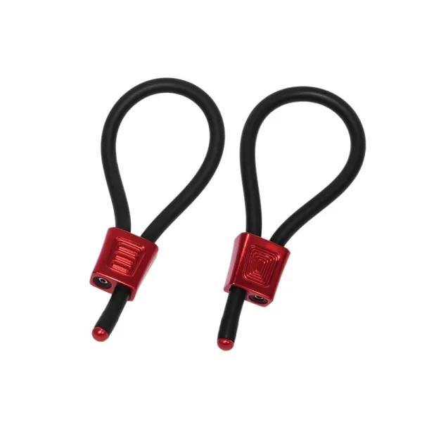 Electraloops Prestige Set mit 2 Penisringen Rot von Electrastim | Fesselliebe.de