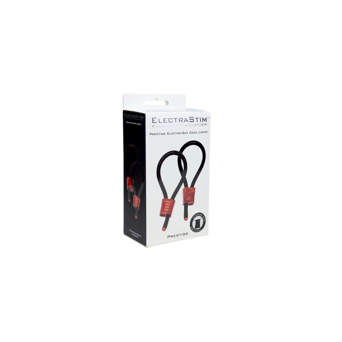 Electraloops Prestige Set mit 2 Penisringen Rot von Electrastim | Fesselliebe.de