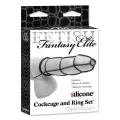 Fetish Fantasy Elite Peniskäfig und Ring-Set Schwarz von Fetish Fantasy Elite