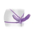 Fetish Fantasy Elite Vibrierender Double Delight Strap-On Lila von Fetish Fantasy Elite