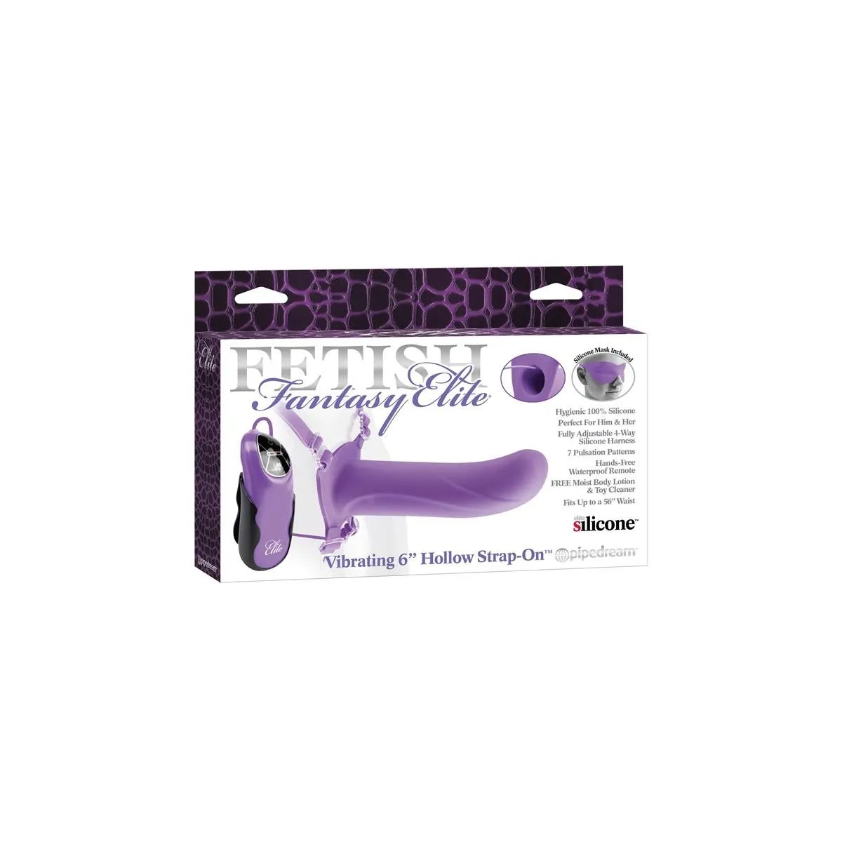 Fetish Fantasy Elite 15 cm Vibrating Hollow Strap-On von Fetish Fantasy Elite | Fesselliebe.de