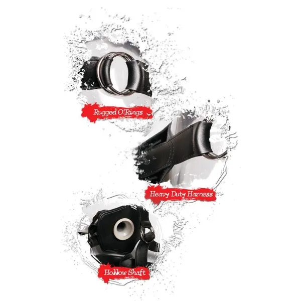 Extreme Hollow Strap-On 25 cm Braun von Fetish Fantasy Extreme | Fesselliebe.de