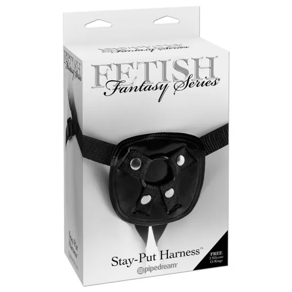 Stay-Put-Harness Schwarz von Fetish Fantasy Harness | Fesselliebe.de