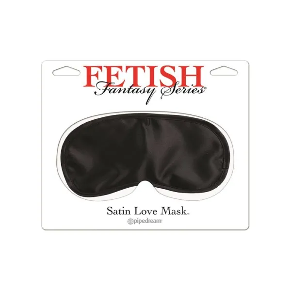 Satin-Liebesmaske Schwarz von Fetish Fantasy Series | Fesselliebe.de