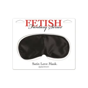 Satin-Liebesmaske Schwarz von Fetish Fantasy Series | Fesselliebe.de