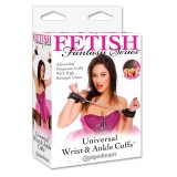 Universelle Hand- und Fussfesseln Schwarz von Fetish Fantasy Series | Fesselliebe.de
