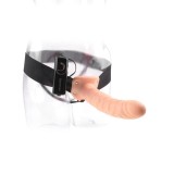 Umschnall-Hohl-Dildo mit Vibration Hautfarben von Fetish Fantasy Series | Fesselliebe.de
