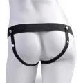 Elastischer Strap-On mit 9 Hohlen Dildos und Spritzfunktion, Hautfarben von Fetish Fantasy Series