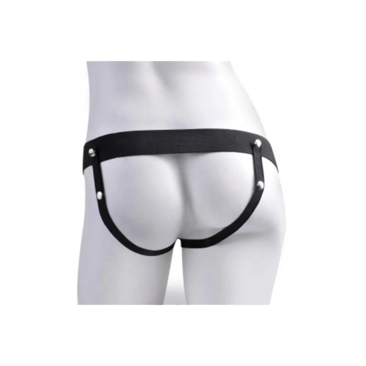 Elastischer Strap-On mit 9 Hohlen Dildos und Spritzfunktion, Hautfarben von Fetish Fantasy Series | Fesselliebe.de