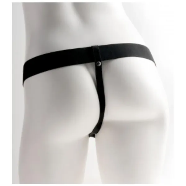 Elastischer Strap-On mit 9 Hohlen Dildos, 10 Funktionen, Usb, Hautfarben von Fetish Fantasy Series | Fesselliebe.de