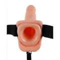 Umschnall-Hohl-Dildo 9 Naturfarben von Fetish Fantasy Series