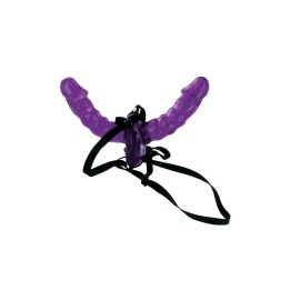 Double Delight Strap-On 15 cm Lila von Fetish Fantasy Series | Fesselliebe.de