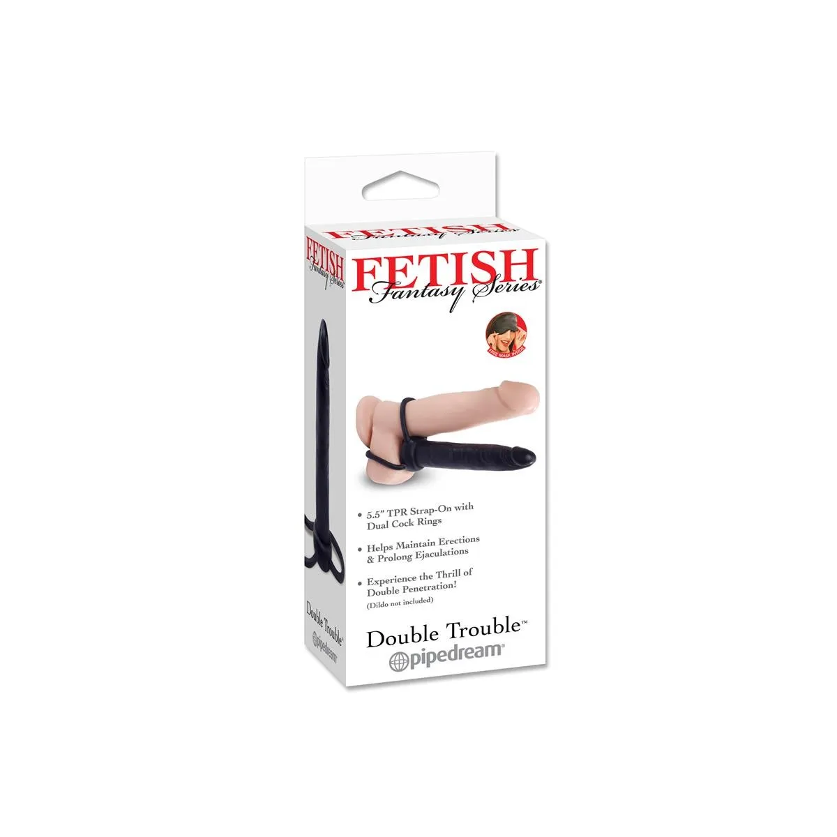 Dildo Double Trouble Schwarz von Fetish Fantasy Series | Fesselliebe.de