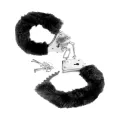 Furry-Handschellen für Anfänger Schwarz von Fetish Fantasy Series