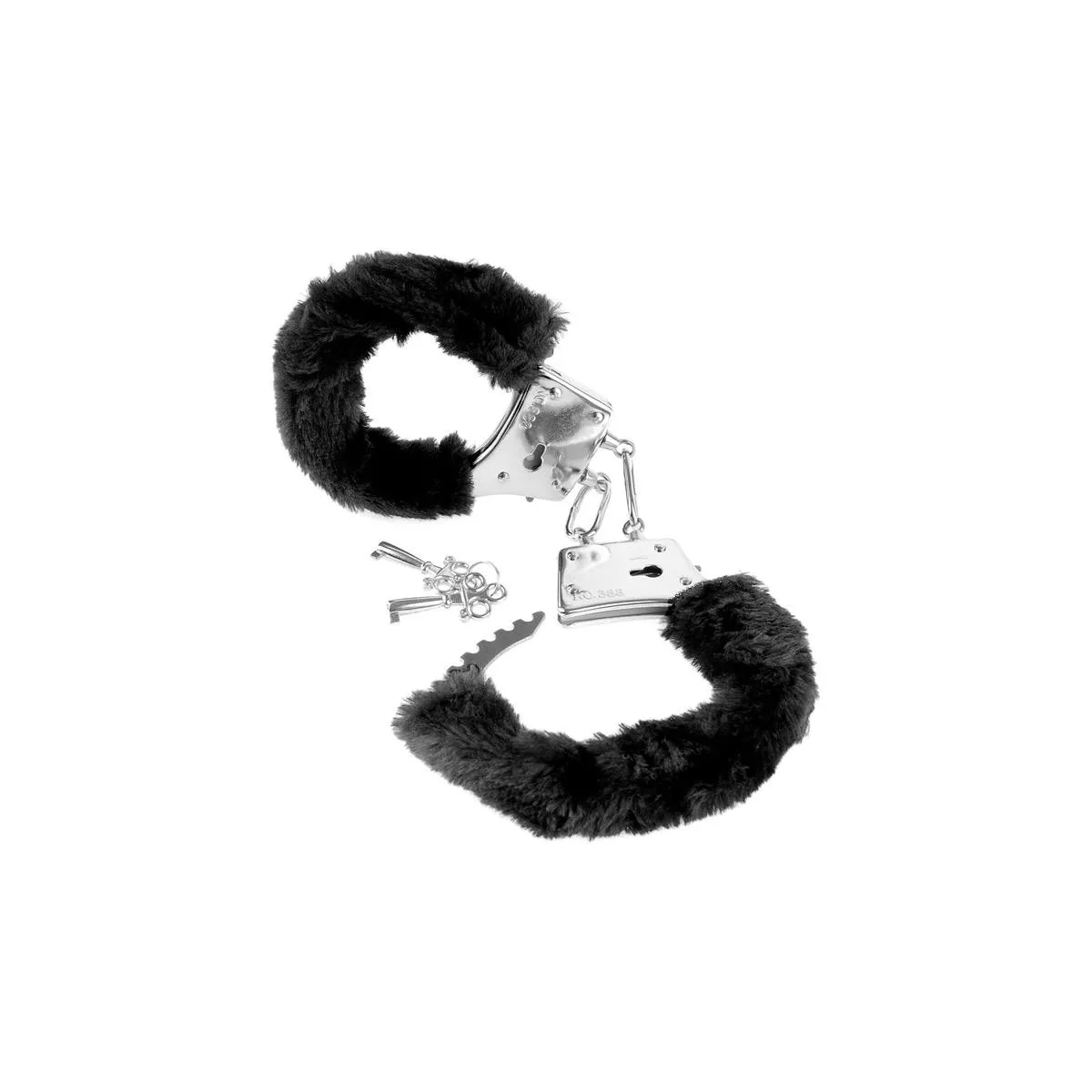 Furry-Handschellen für Anfänger Schwarz von Fetish Fantasy Series | Fesselliebe.de