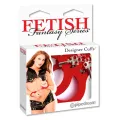 Designer-Metallhandschellen Rot von Fetish Fantasy Series