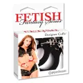 Designer-Metallhandschellen Schwarz von Fetish Fantasy Series