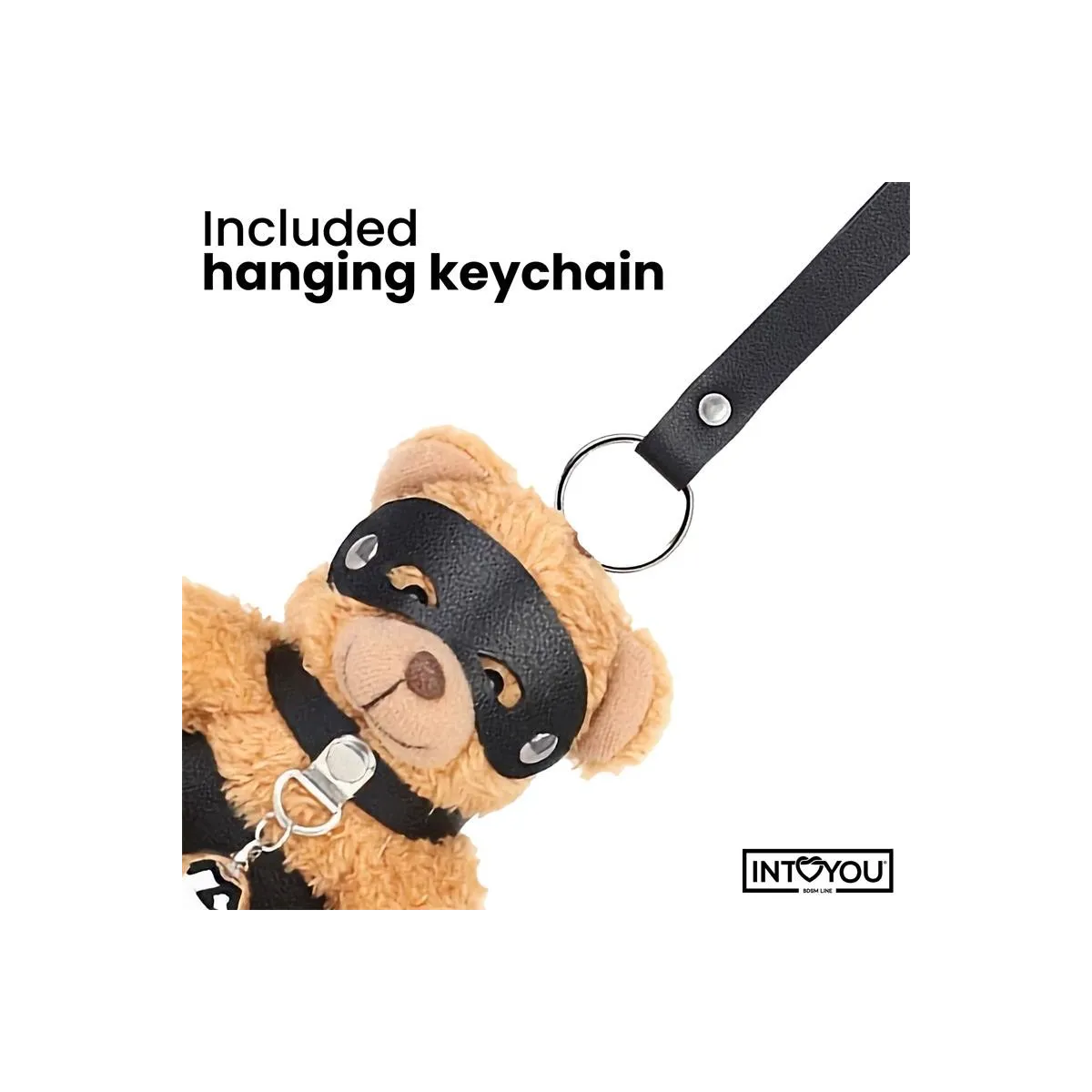 Mimi Schlüsselanhänger BDSM Teddybär mit Halsband und Glöckchen von Intoyou BDSM Line | Fesselliebe.de