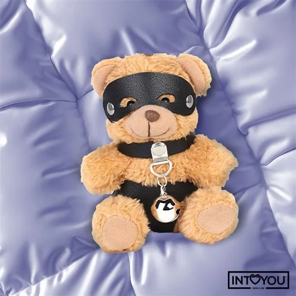 Mimi Schlüsselanhänger BDSM Teddybär mit Halsband und Glöckchen von Intoyou BDSM Line | Fesselliebe.de