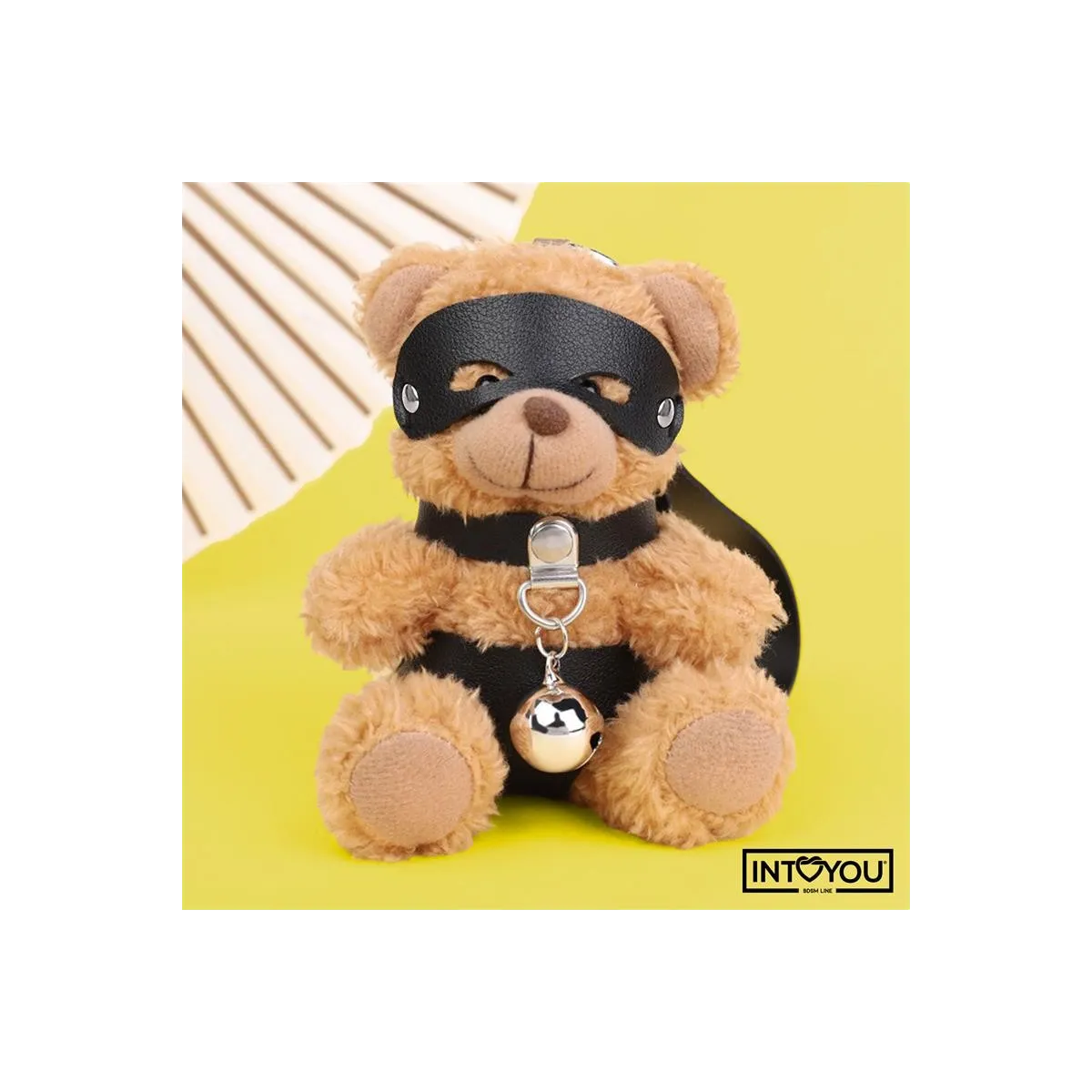 Mimi Schlüsselanhänger BDSM Teddybär mit Halsband und Glöckchen von Intoyou BDSM Line | Fesselliebe.de