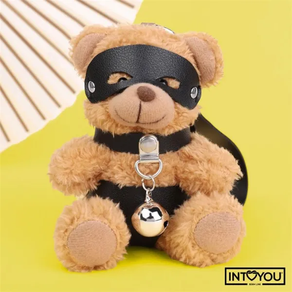 Mimi Schlüsselanhänger BDSM Teddybär mit Halsband und Glöckchen von Intoyou BDSM Line | Fesselliebe.de
