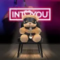 Mimi Schlüsselanhänger BDSM Teddybär mit Halsband und Glöckchen von Intoyou BDSM Line