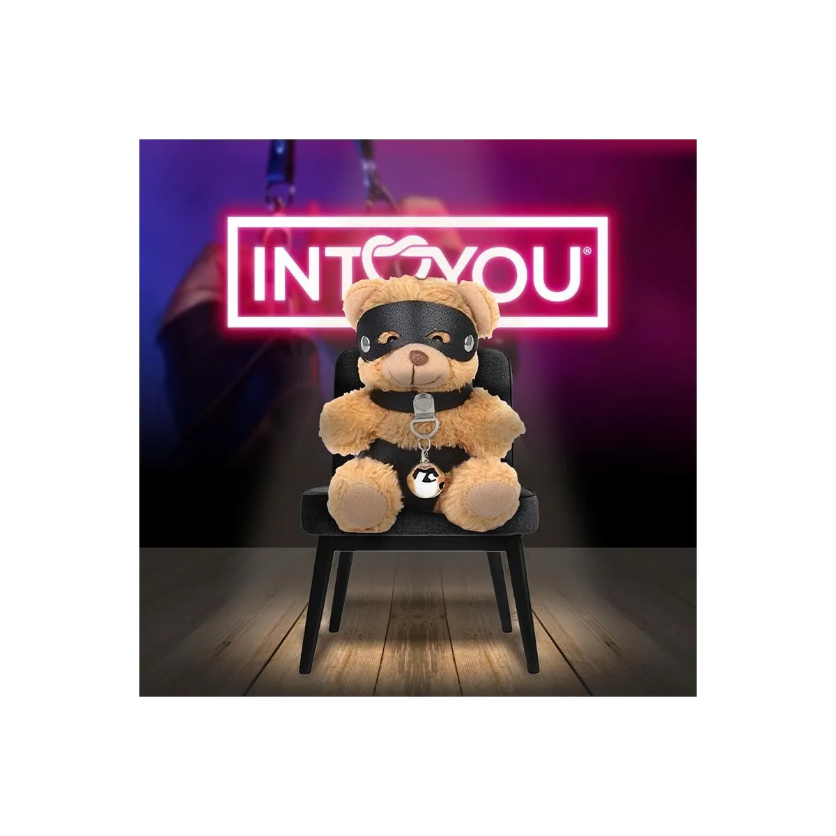 Mimi Schlüsselanhänger BDSM Teddybär mit Halsband und Glöckchen von Intoyou BDSM Line | Fesselliebe.de