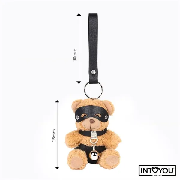 Mimi Schlüsselanhänger BDSM Teddybär mit Halsband und Glöckchen von Intoyou BDSM Line | Fesselliebe.de